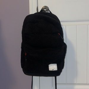 Black Nike Jordan Sherpa Backpack